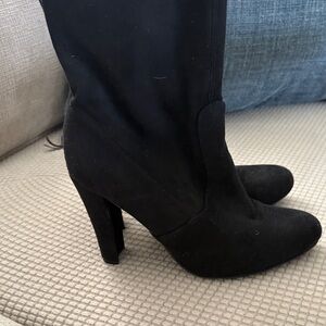 Steve Madden Black Heeled Boots